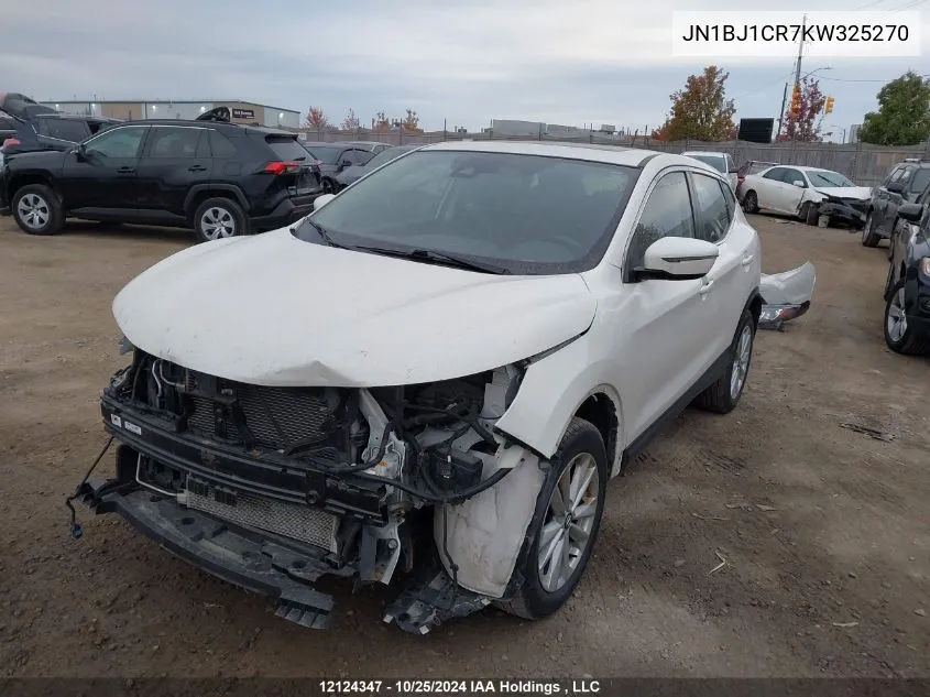 2019 Nissan Qashqai VIN: JN1BJ1CR7KW325270 Lot: 12124347