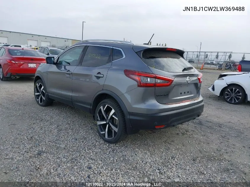 2020 Nissan Qashqai VIN: JN1BJ1CW2LW369488 Lot: 12110022