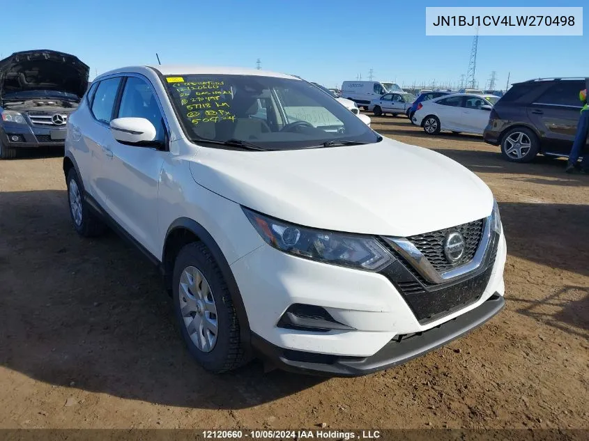 2020 Nissan Qashqai VIN: JN1BJ1CV4LW270498 Lot: 12120660