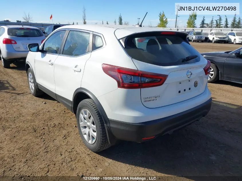 2020 Nissan Qashqai VIN: JN1BJ1CV4LW270498 Lot: 12120660