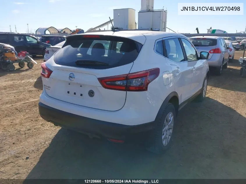 2020 Nissan Qashqai VIN: JN1BJ1CV4LW270498 Lot: 12120660