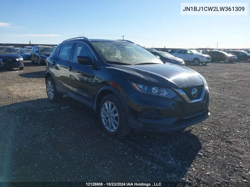 2020 Nissan Qashqai Sv VIN: JN1BJ1CW2LW361309 Lot: 12128808