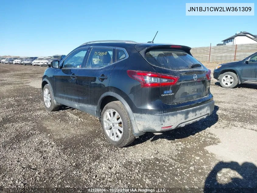 2020 Nissan Qashqai Sv VIN: JN1BJ1CW2LW361309 Lot: 12128808