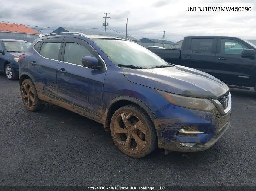 2021 Nissan Qashqai VIN: JN1BJ1BW3MW450390 Lot: 12124030