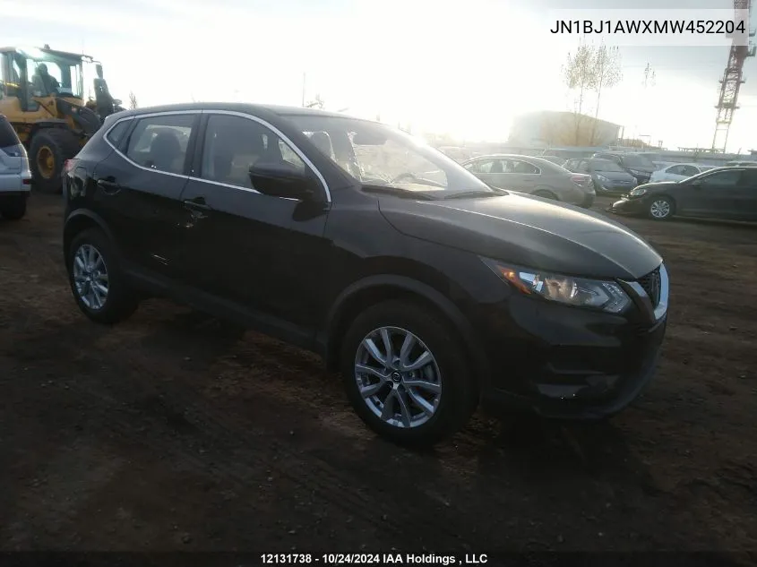 2021 Nissan Qashqai VIN: JN1BJ1AWXMW452204 Lot: 12131738