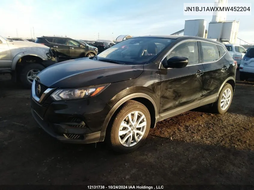 2021 Nissan Qashqai VIN: JN1BJ1AWXMW452204 Lot: 12131738