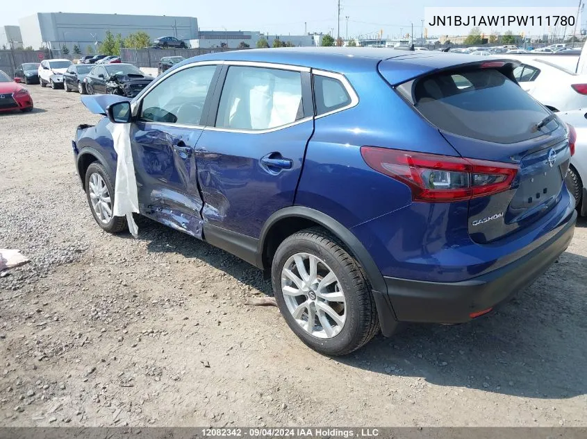 2023 Nissan Qashqai VIN: JN1BJ1AW1PW111780 Lot: 12082342