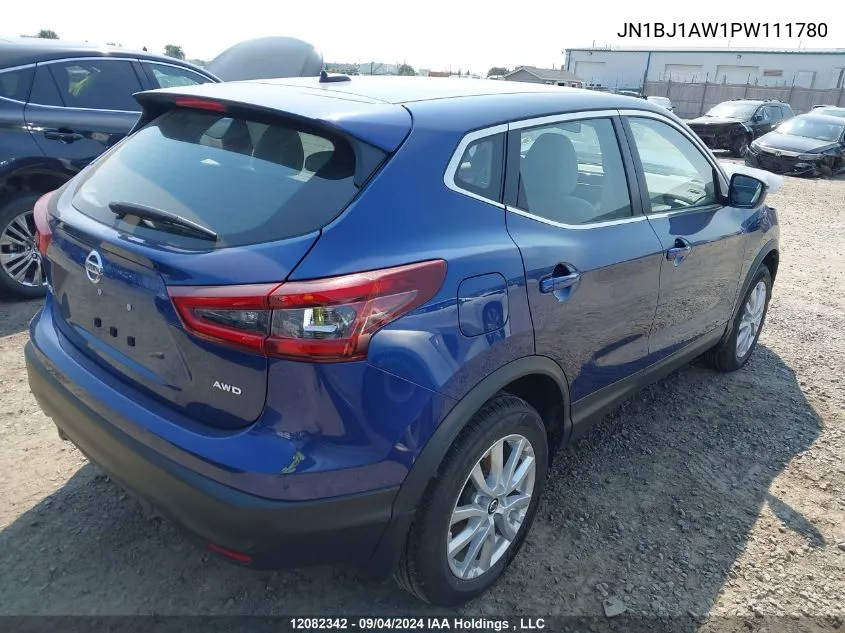 2023 Nissan Qashqai VIN: JN1BJ1AW1PW111780 Lot: 12082342