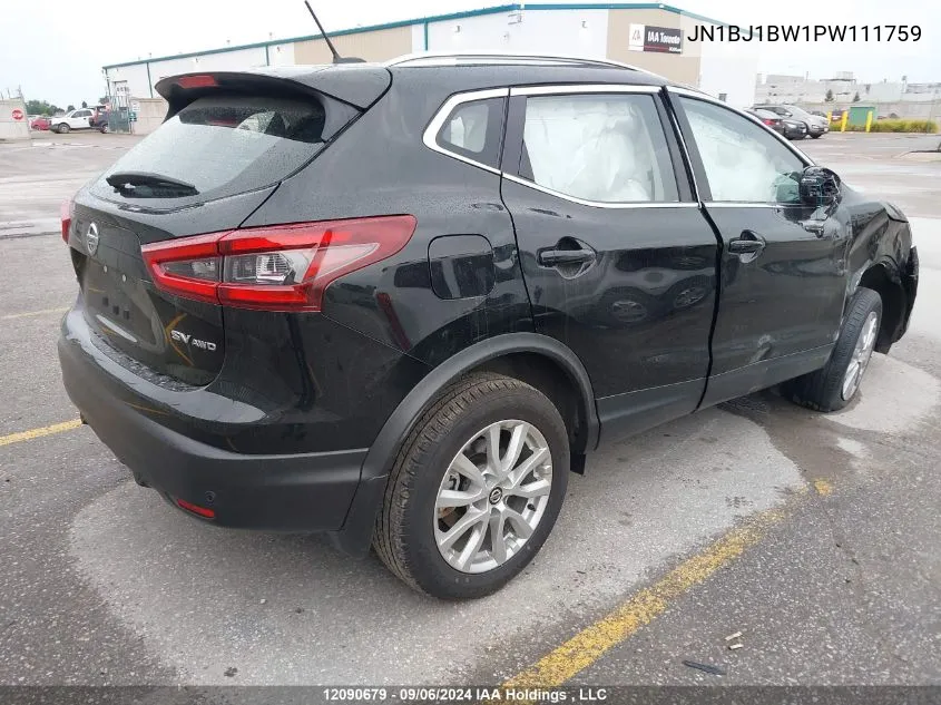 2023 Nissan Qashqai VIN: JN1BJ1BW1PW111759 Lot: 12090679