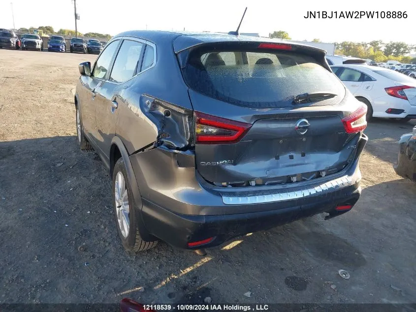 2023 Nissan Qashqai VIN: JN1BJ1AW2PW108886 Lot: 12118539