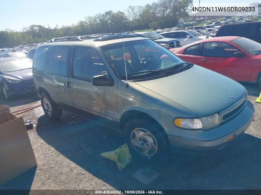 1995 Nissan Quest Xe/Gxe VIN: 4N2DN11W6SD809233 Lot: 40530082