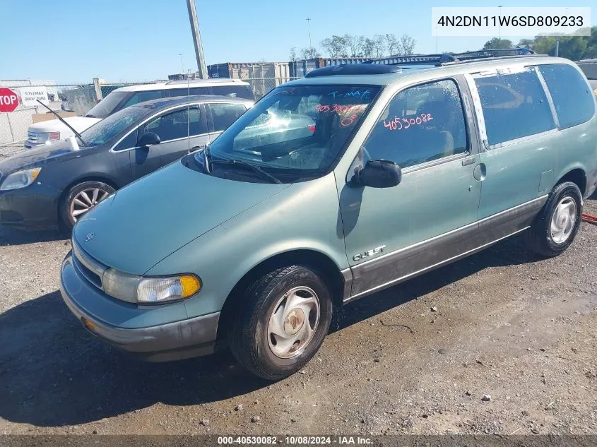 1995 Nissan Quest Xe/Gxe VIN: 4N2DN11W6SD809233 Lot: 40530082