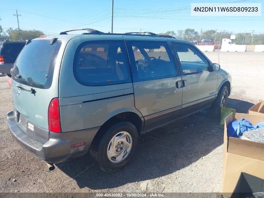 1995 Nissan Quest Xe/Gxe VIN: 4N2DN11W6SD809233 Lot: 40530082