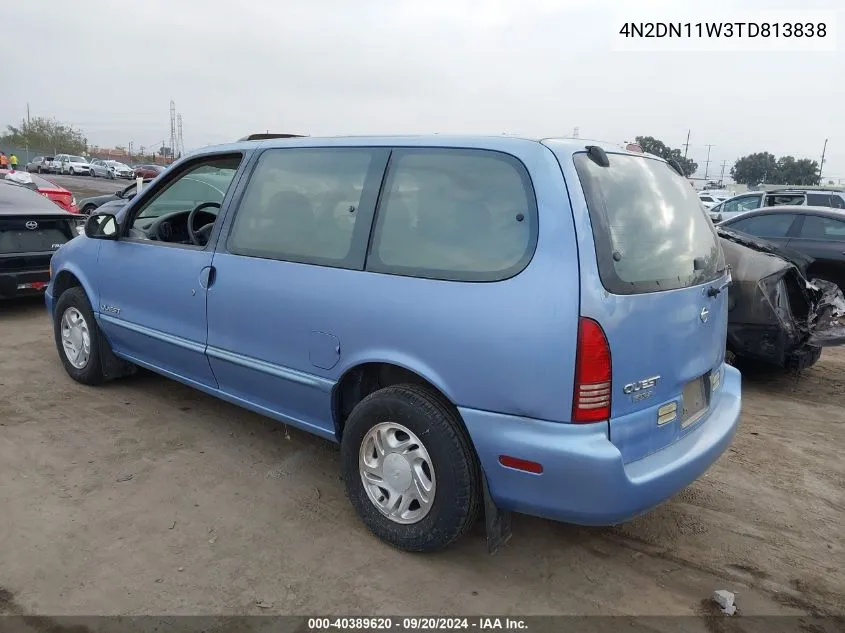 1996 Nissan Quest Xe/Gxe VIN: 4N2DN11W3TD813838 Lot: 40389620