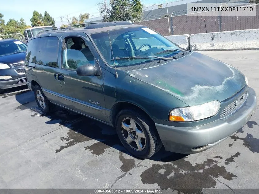 1999 Nissan Quest Gle/Gxe/Se VIN: 4N2XN11TXXD811710 Lot: 40563312