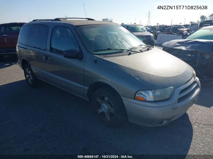 2001 Nissan Quest Gxe VIN: 4N2ZN15T71D825638 Lot: 40658147