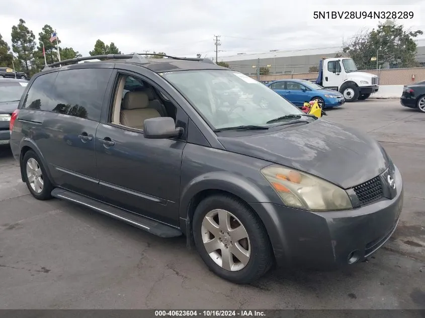 5N1BV28U94N328289 2004 Nissan Quest 3.5 Se