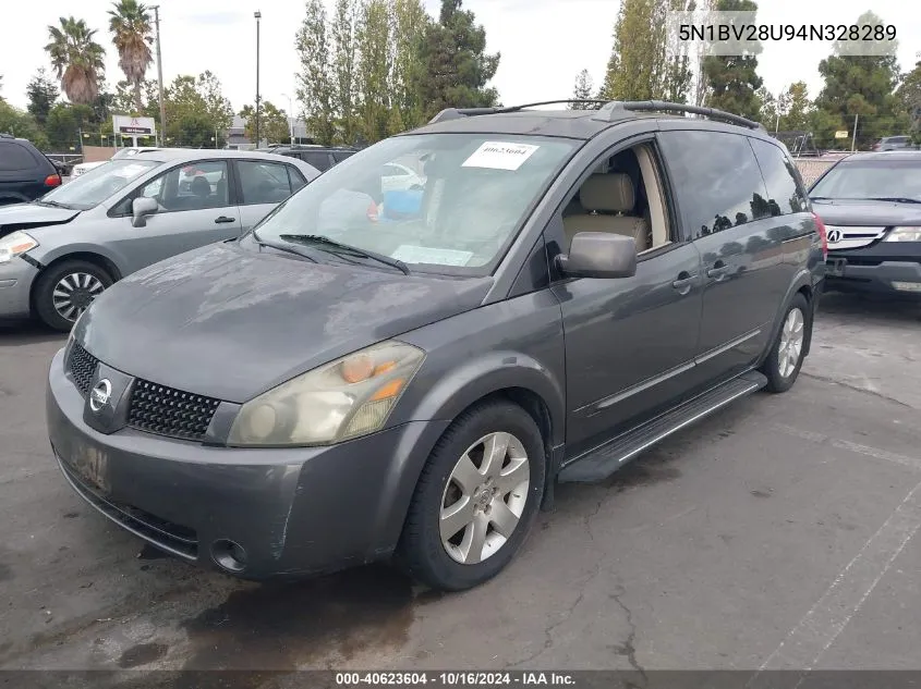 5N1BV28U94N328289 2004 Nissan Quest 3.5 Se