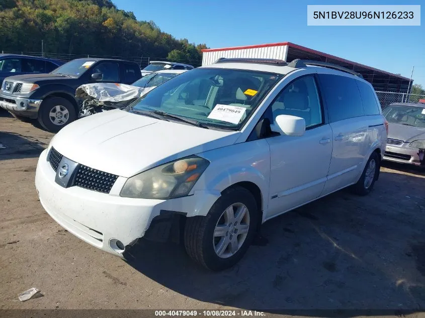 5N1BV28U96N126233 2006 Nissan Quest S/Se/Sl