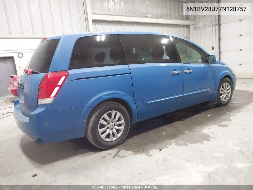 5N1BV28U77N128757 2007 Nissan Quest S/Se/Sl