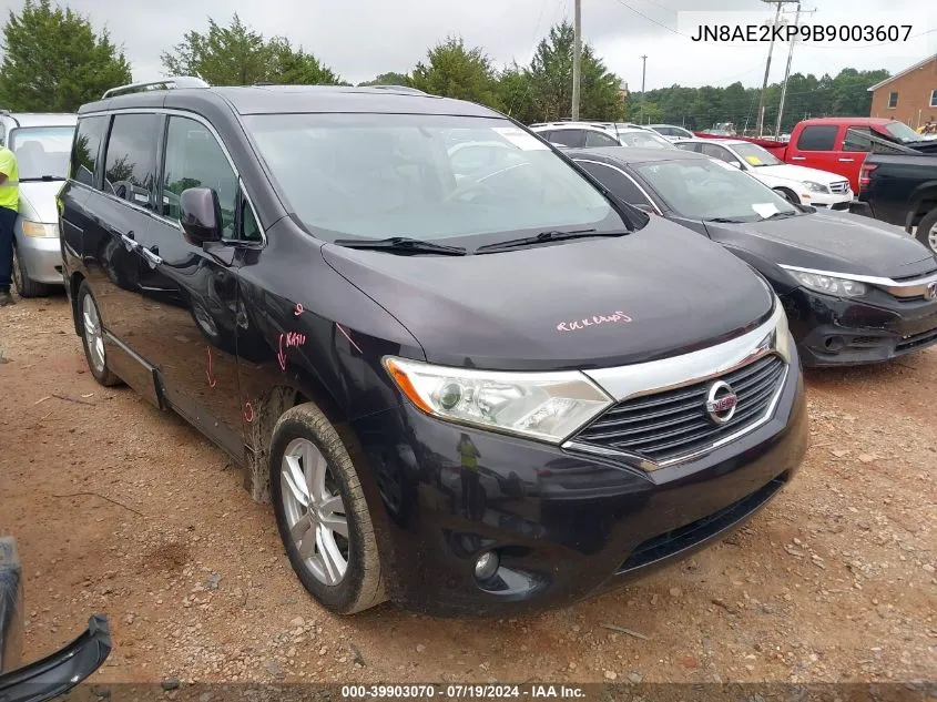 2011 Nissan Quest Le VIN: JN8AE2KP9B9003607 Lot: 39903070