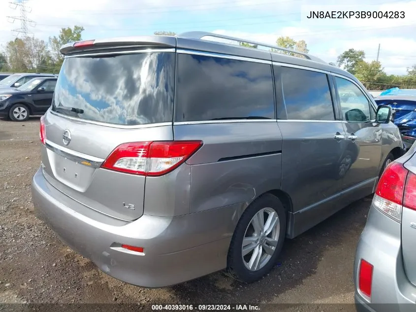 JN8AE2KP3B9004283 2011 Nissan Quest Le