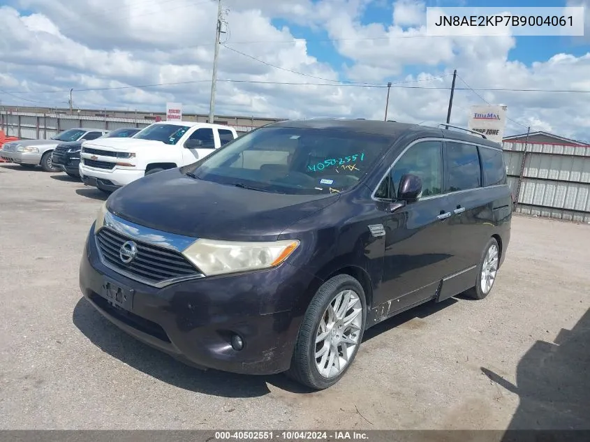 JN8AE2KP7B9004061 2011 Nissan Quest Sl