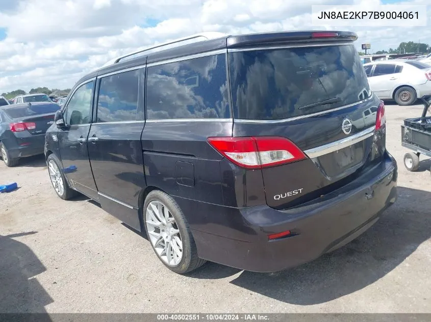 JN8AE2KP7B9004061 2011 Nissan Quest Sl