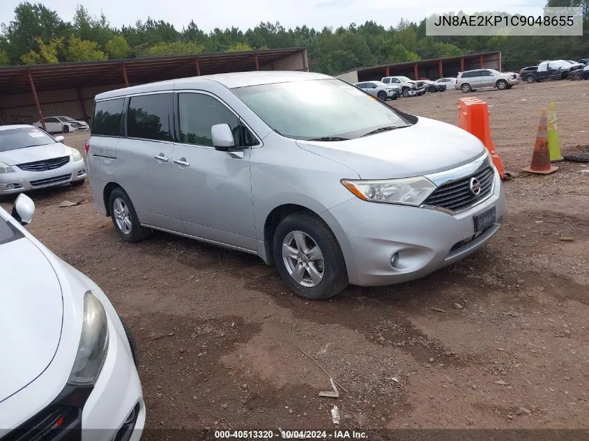 JN8AE2KP1C9048655 2012 Nissan Quest Sv