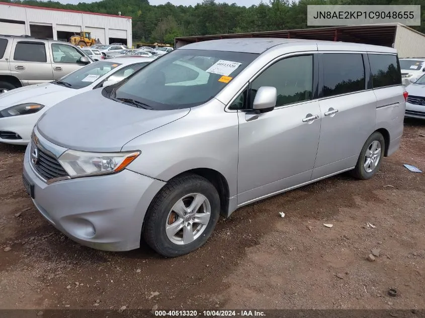 JN8AE2KP1C9048655 2012 Nissan Quest Sv