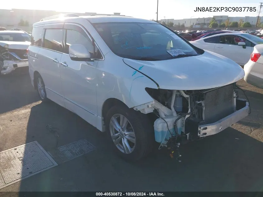 JN8AE2KP3C9037785 2012 Nissan Quest Le