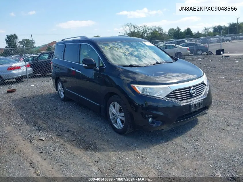 2012 Nissan Quest Sl VIN: JN8AE2KPXC9048556 Lot: 40545699