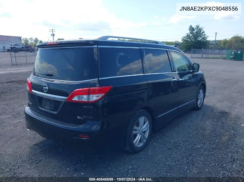 2012 Nissan Quest Sl VIN: JN8AE2KPXC9048556 Lot: 40545699