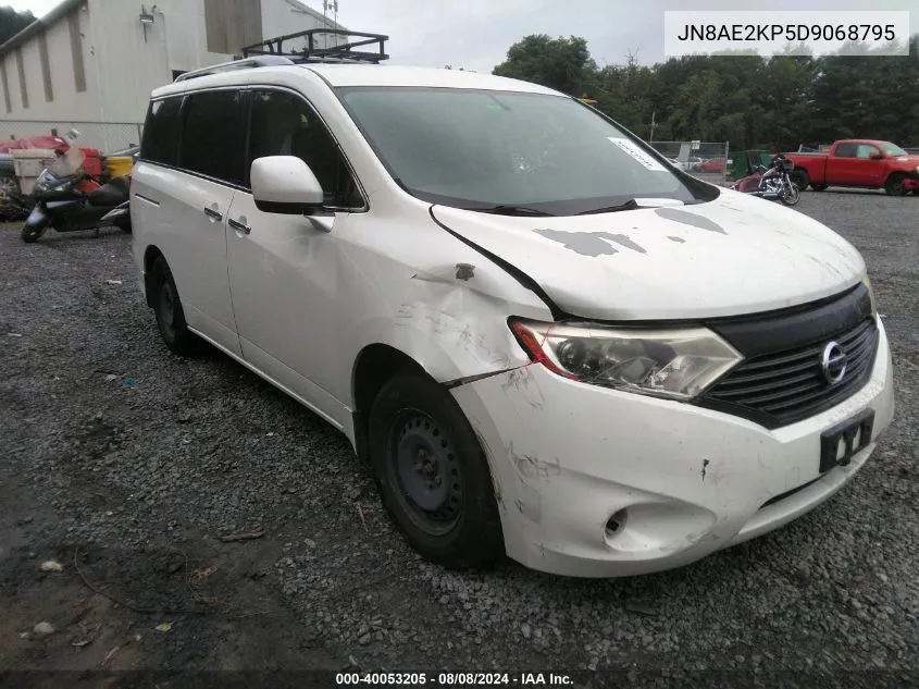 2013 Nissan Quest S VIN: JN8AE2KP5D9068795 Lot: 40053205