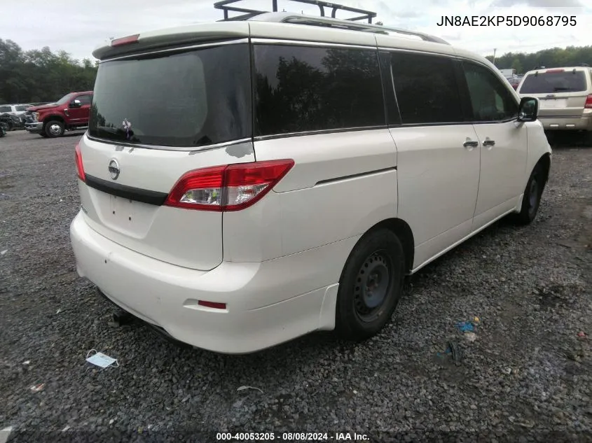 JN8AE2KP5D9068795 2013 Nissan Quest S