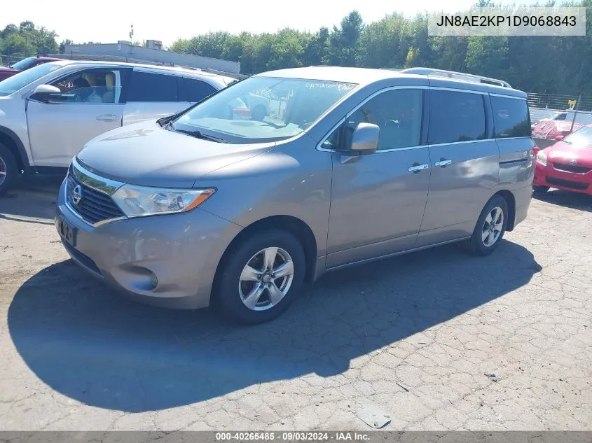 2013 Nissan Quest Sv VIN: JN8AE2KP1D9068843 Lot: 40265485