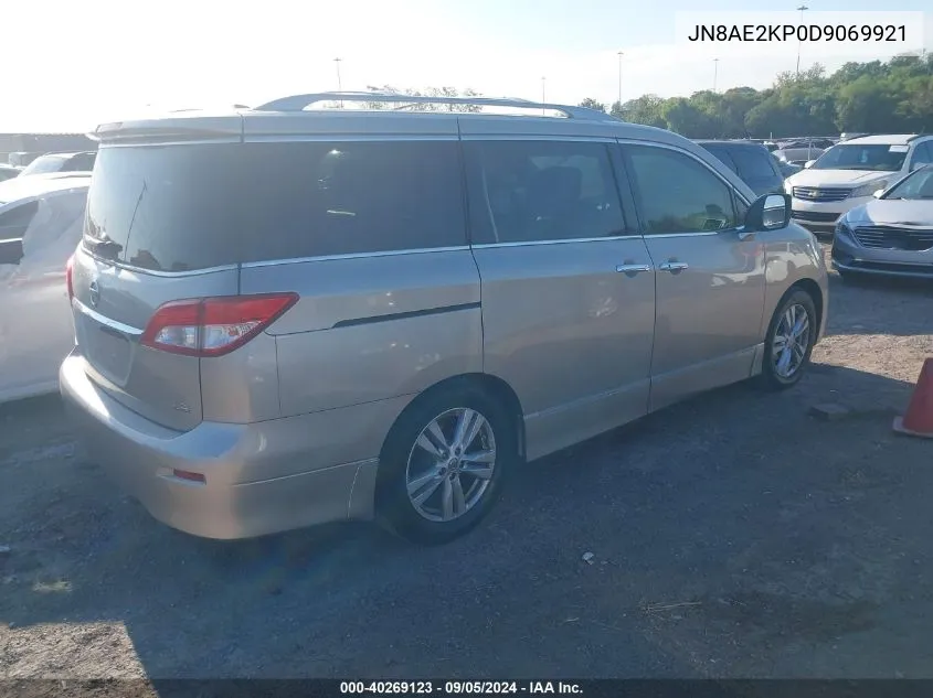 JN8AE2KP0D9069921 2013 Nissan Quest Le