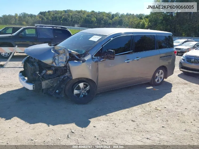 JN8AE2KP6D9066005 2013 Nissan Quest Sv