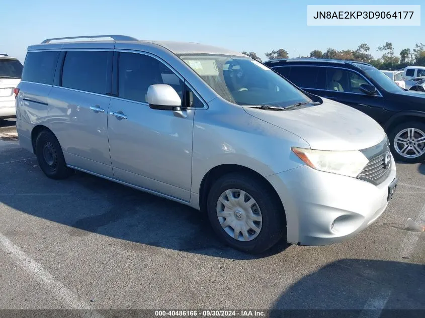 2013 Nissan Quest S VIN: JN8AE2KP3D9064177 Lot: 40486166