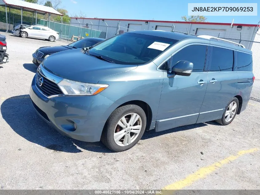 JN8AE2KP7D9069253 2013 Nissan Quest Sl