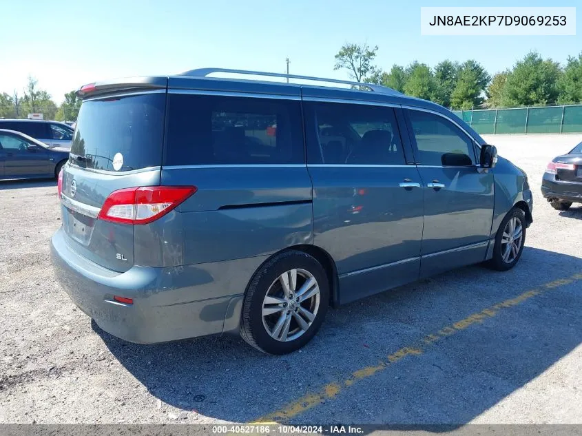 2013 Nissan Quest Sl VIN: JN8AE2KP7D9069253 Lot: 40527186