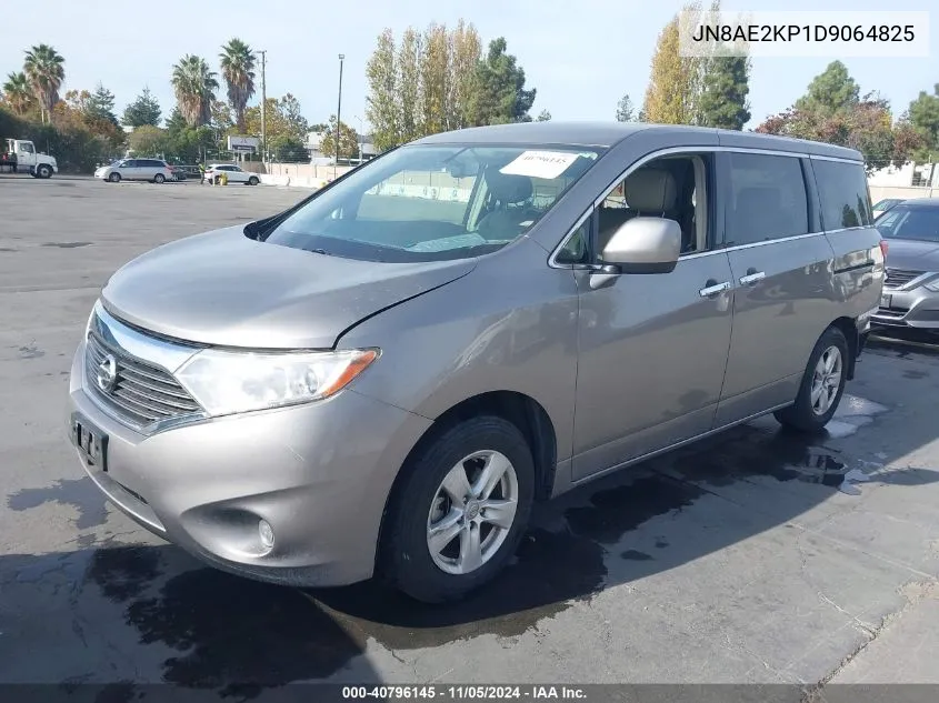 2013 Nissan Quest Sv VIN: JN8AE2KP1D9064825 Lot: 40796145