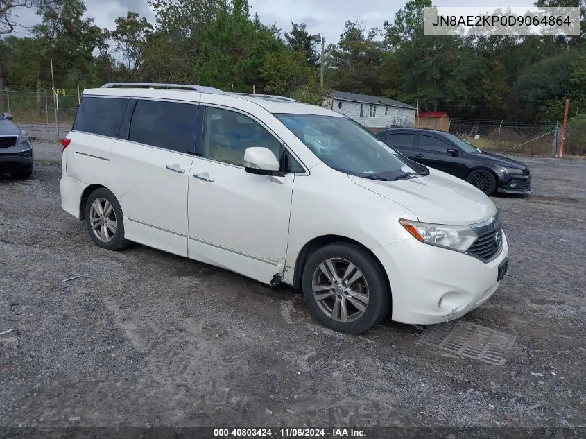 2013 Nissan Quest Sl VIN: JN8AE2KP0D9064864 Lot: 40803424