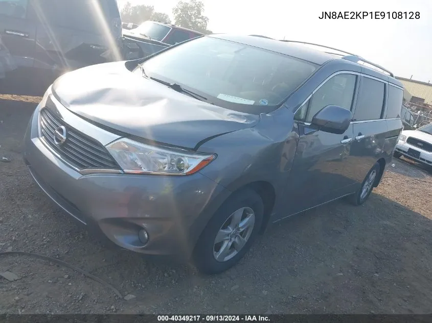 2014 Nissan Quest Sv VIN: JN8AE2KP1E9108128 Lot: 40349217