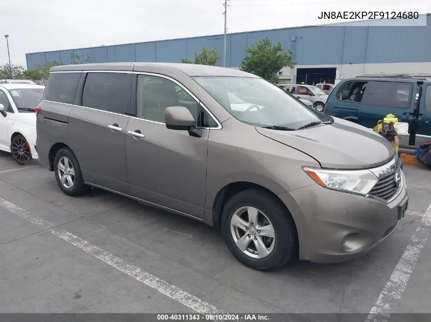 JN8AE2KP2F9124680 2015 Nissan Quest Platinum/S/Sl/Sv