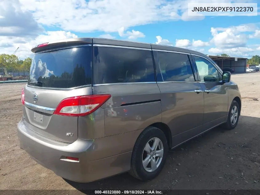 JN8AE2KPXF9122370 2015 Nissan Quest Sv