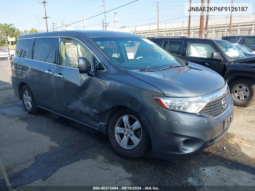 JN8AE2KP6F9126187 2015 Nissan Quest S/Sv/Sl/Platinum