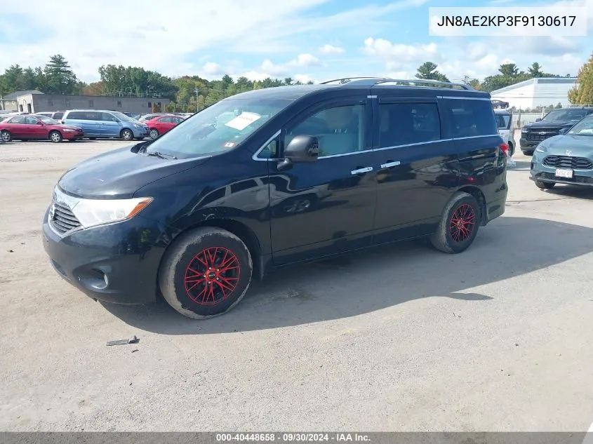 JN8AE2KP3F9130617 2015 Nissan Quest Platinum/S/Sl/Sv