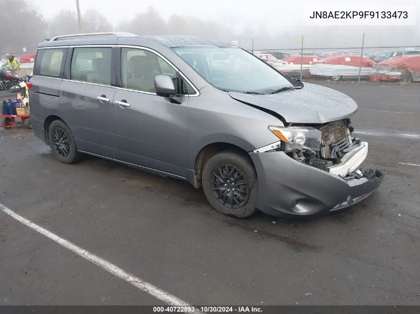 2015 Nissan Quest Platinum/S/Sl/Sv VIN: JN8AE2KP9F9133473 Lot: 40722593