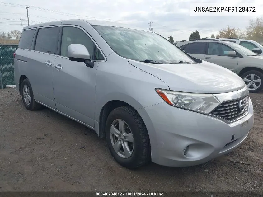 2015 Nissan Quest Platinum/S/Sl/Sv VIN: JN8AE2KP4F9128472 Lot: 40734812